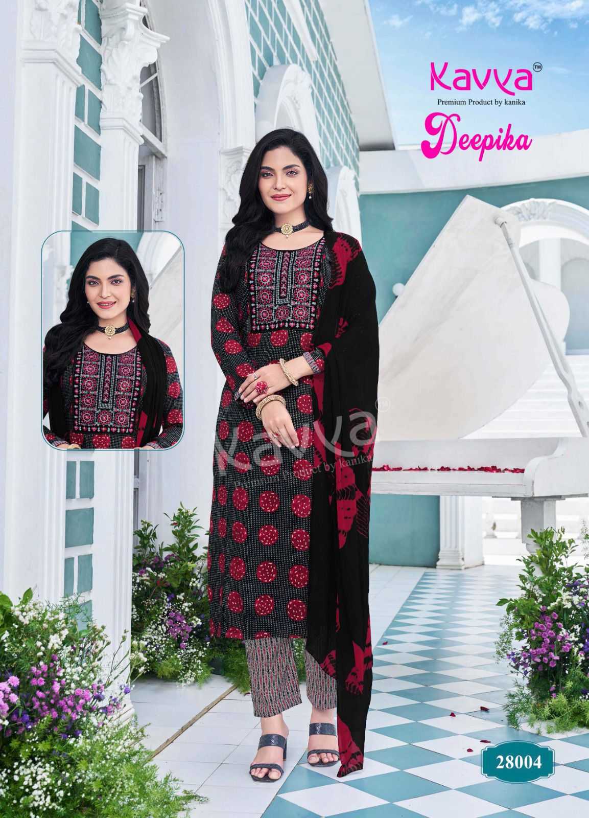 KAVYA DEEPIKA VOL 28 READYMADE BEAUTIFUL STRAIGHT KURTI PANT DUPATTA