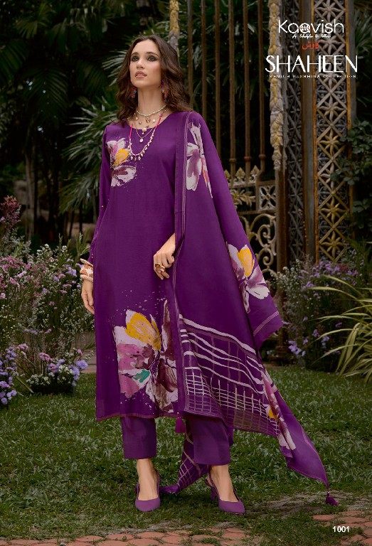 kaavish shaheen viscose pashmina winter special unstitch salwar suit