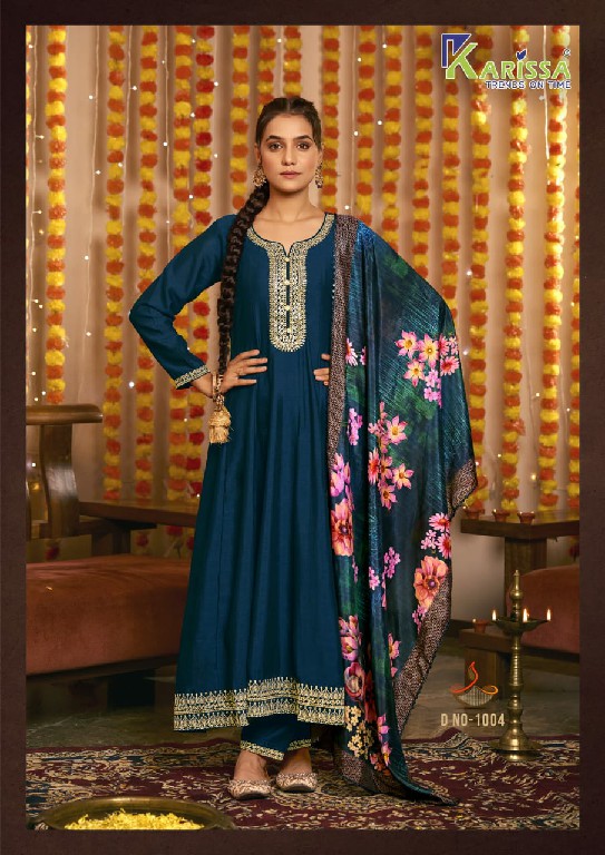 Karissa Gehna Wholesale Full Kali Ghera Top With Pant And Dupatta