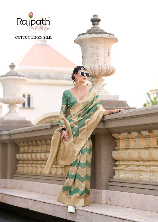 Rajpath Renault Wholesale Cotton Linen Silk Sarees