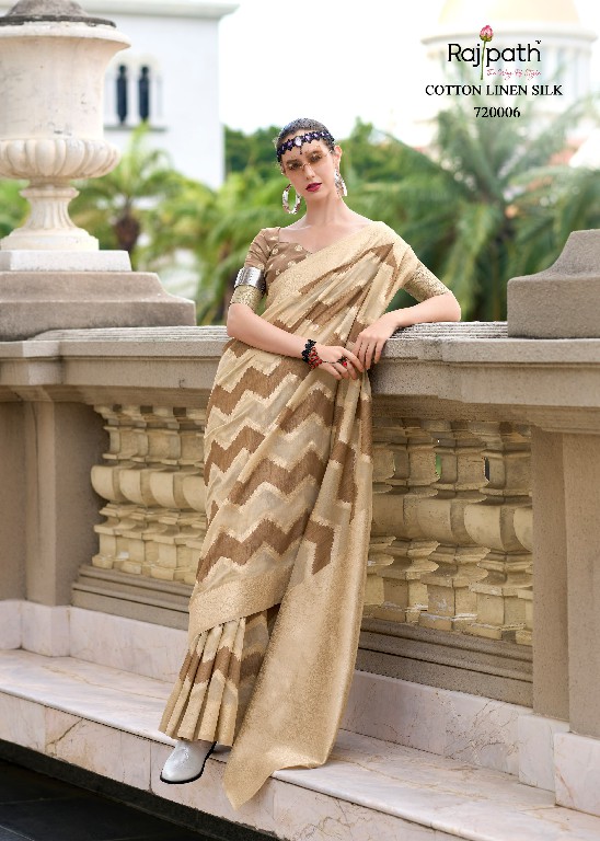 Rajpath Renault Wholesale Cotton Linen Silk Sarees