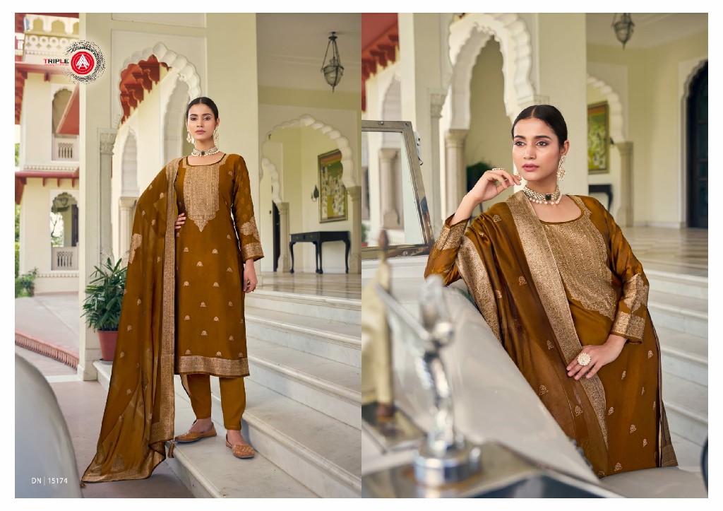 Triple AAA Ride Wholesale Premium Viscose Jacquard Dress Material