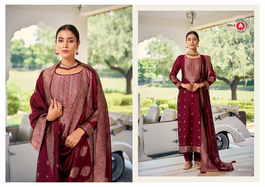 Triple AAA Ride Wholesale Premium Viscose Jacquard Dress Material
