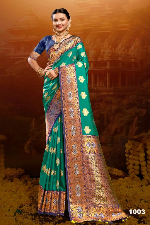 Saroj Meraki Silk Vol-3 Wholesale Heavy Silk Jari Concept Sarees