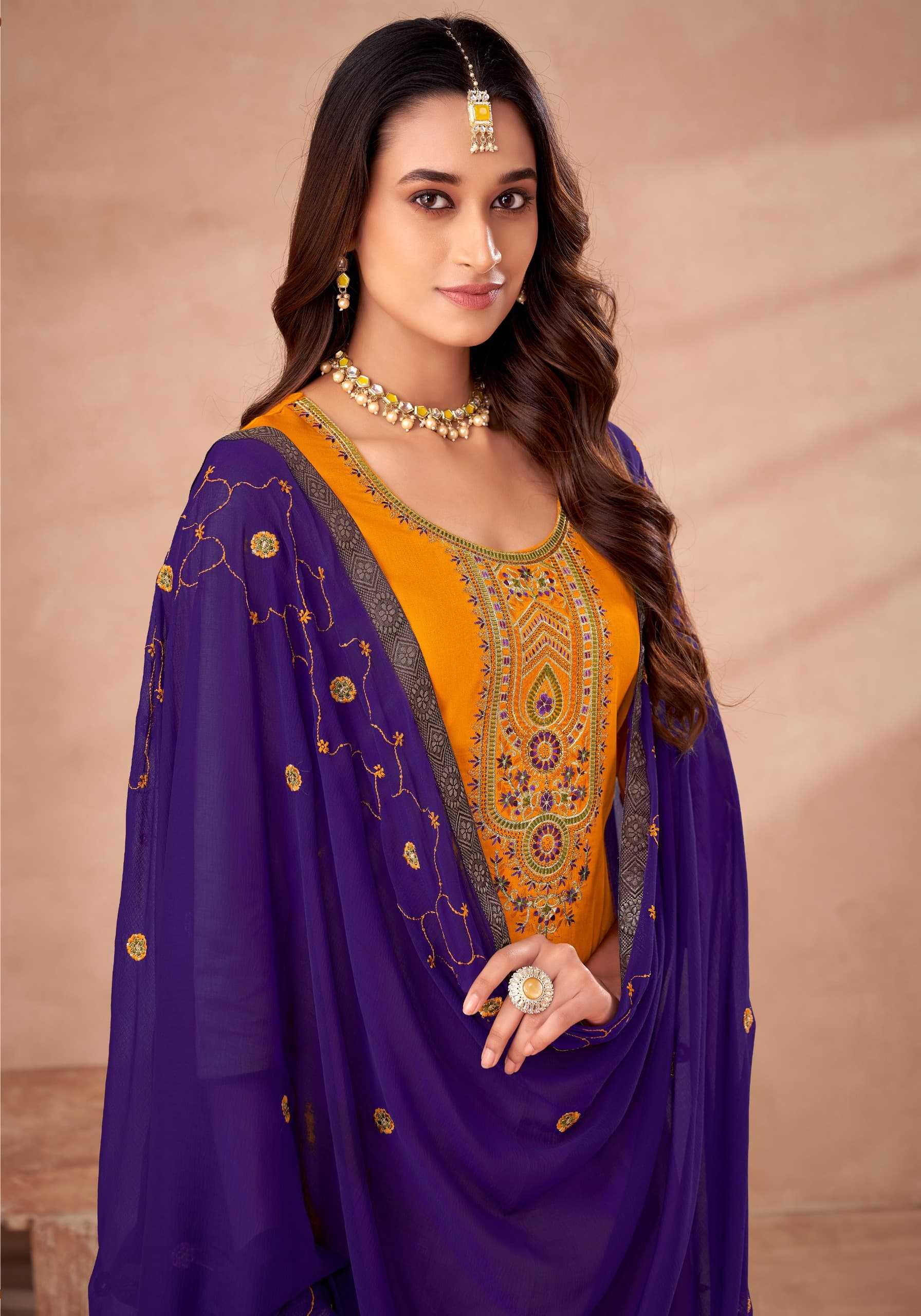 patiyala suit by alok zam cotton attractive look dress material supplier