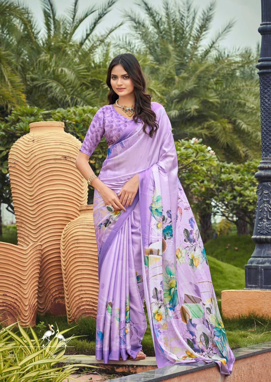 neha vol 2 by kashvi creation dull moss classic look saree online