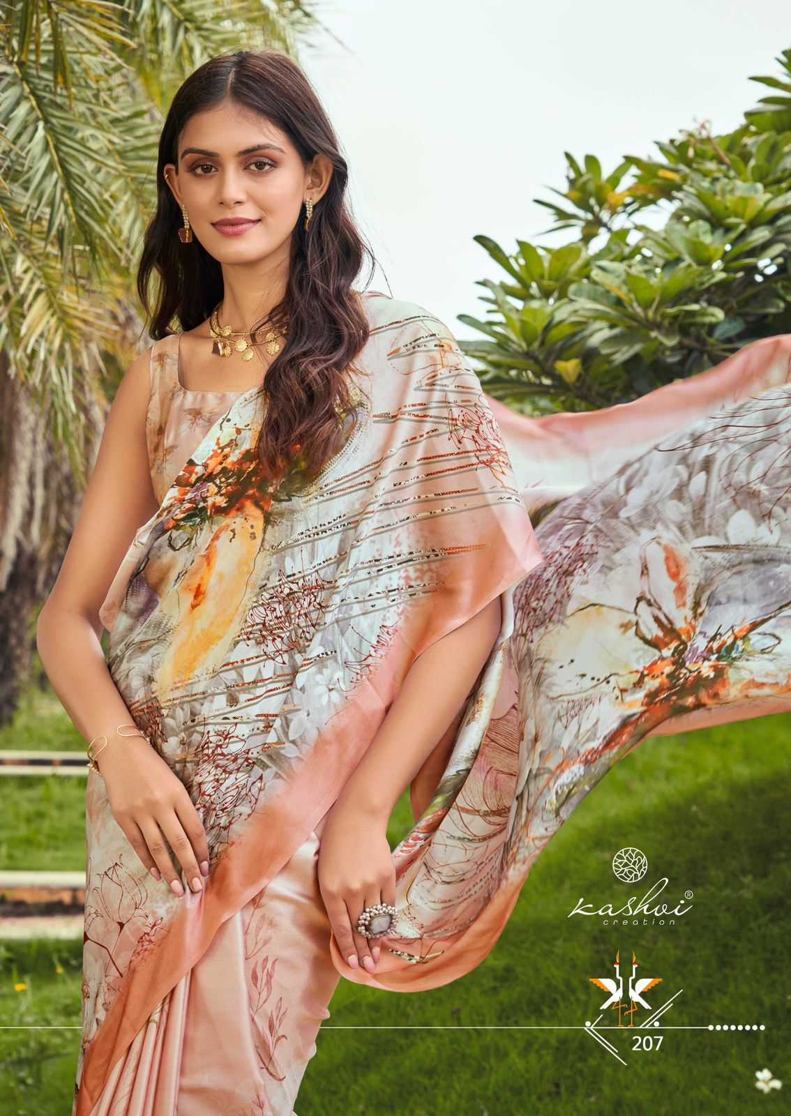 neha vol 2 by kashvi creation dull moss classic look saree online