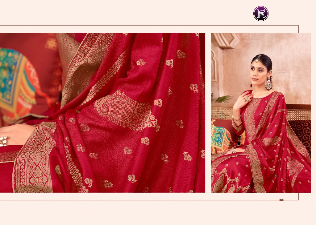 Kala Fashion Surbhi Wholesale Pure Pashmina Jacquard Winter Suits