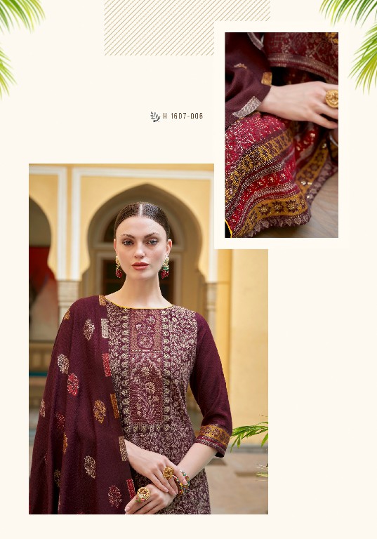 Alok Do Shalla Wholesale Viscose Pashmina With Swaroski Work Winter Dress Material