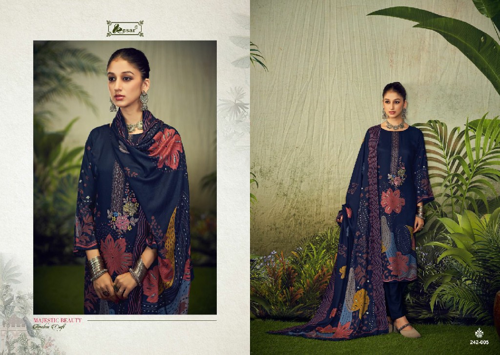 Kesar Saachi Sagun Wholesale Pure Viscose Pashmina With Embroidery Dress Material