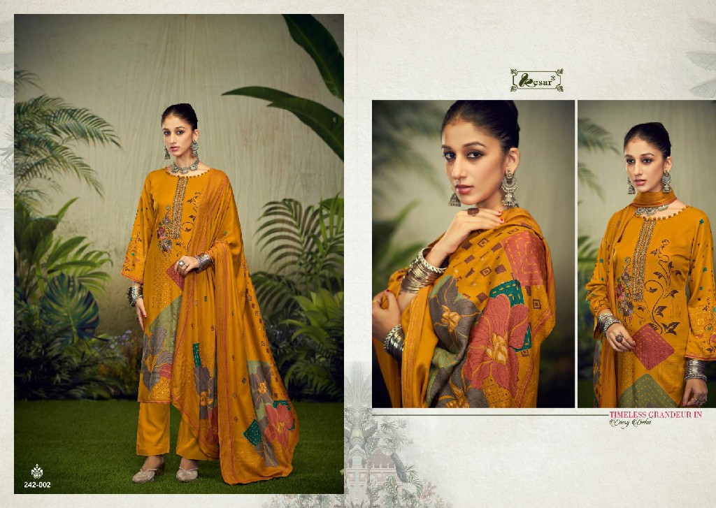 Kesar Saachi Sagun Wholesale Pure Viscose Pashmina With Embroidery Dress Material