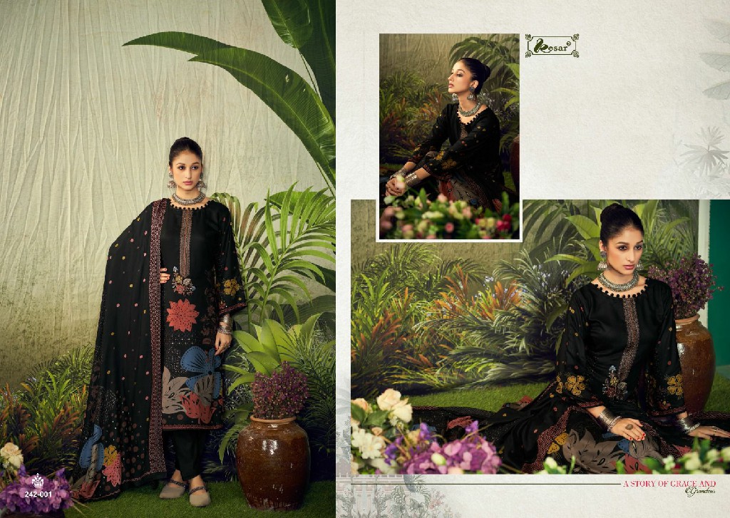 Kesar Saachi Sagun Wholesale Pure Viscose Pashmina With Embroidery Dress Material