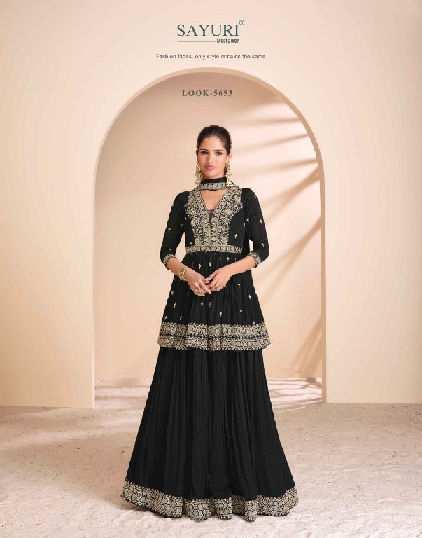 anmol by sayuri designer readymade chinon silk skirt kurti with dupatta