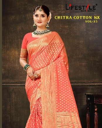 Lifestyle Chitra Cotton Nx Vol-15 Wholesale Ethnic Sarees