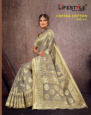 Lifestyle Chitra Cotton Vol-14 Wholesale Ethnic Sarees