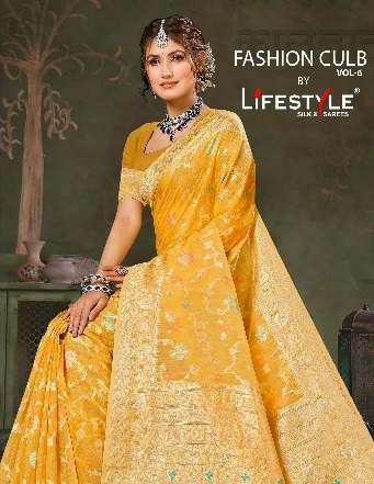 Lifestyle Fashion Club Vol-6 Wholesale Ethnic Sarees