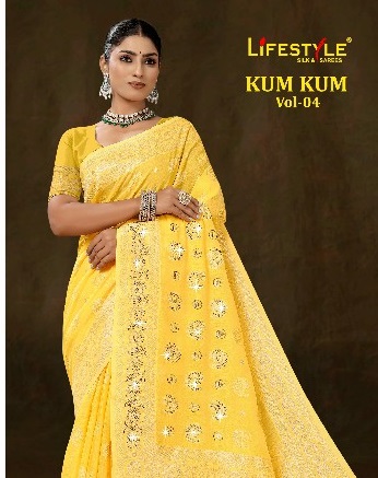 Lifestyle Kum Kum Vol-4 Wholesale Ethnic Sarees