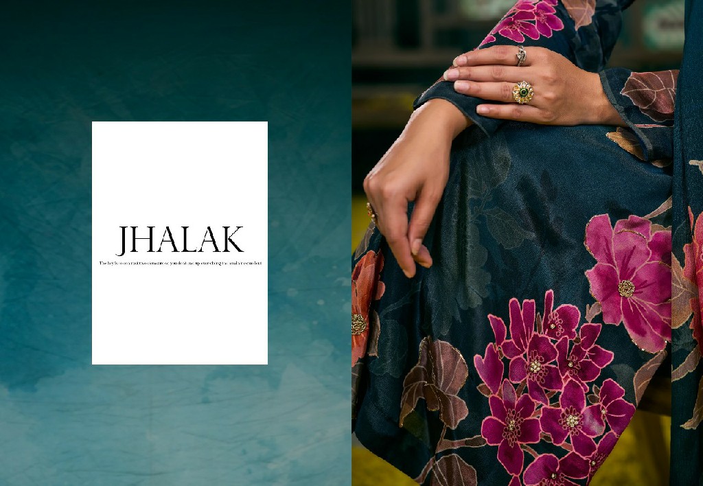 Glossy Simar Jhalak Wholesale Natural Crepe With Handwork Suits