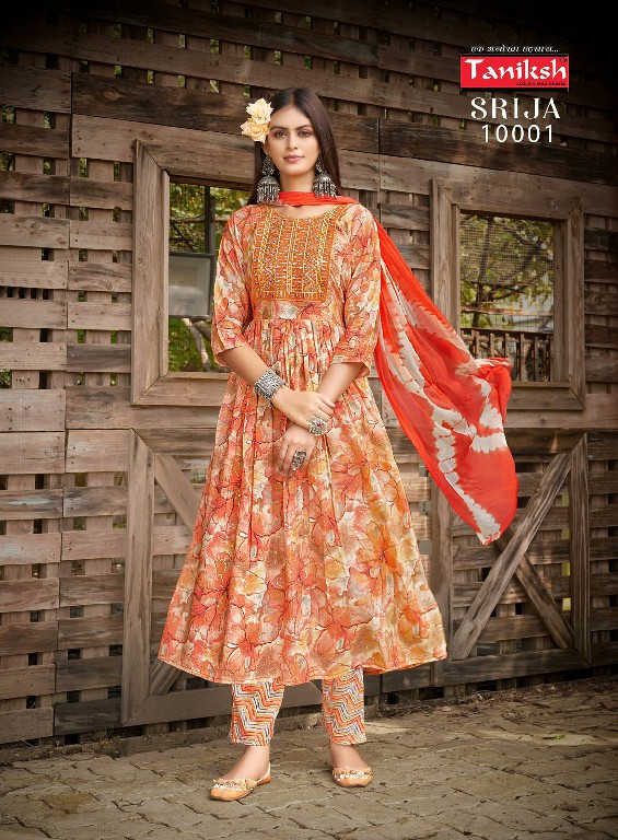 TANIKSH SRIJA VOL 10 FULL STITCH ANARKALI KURTI PANT DUPATTA COLLECTION