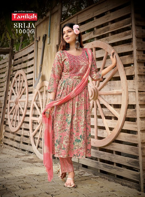 TANIKSH SRIJA VOL 10 FULL STITCH ANARKALI KURTI PANT DUPATTA COLLECTION