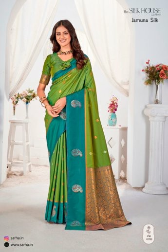 Sarha By Aura Jamuna Silk Wholesale Ethnic Sarees