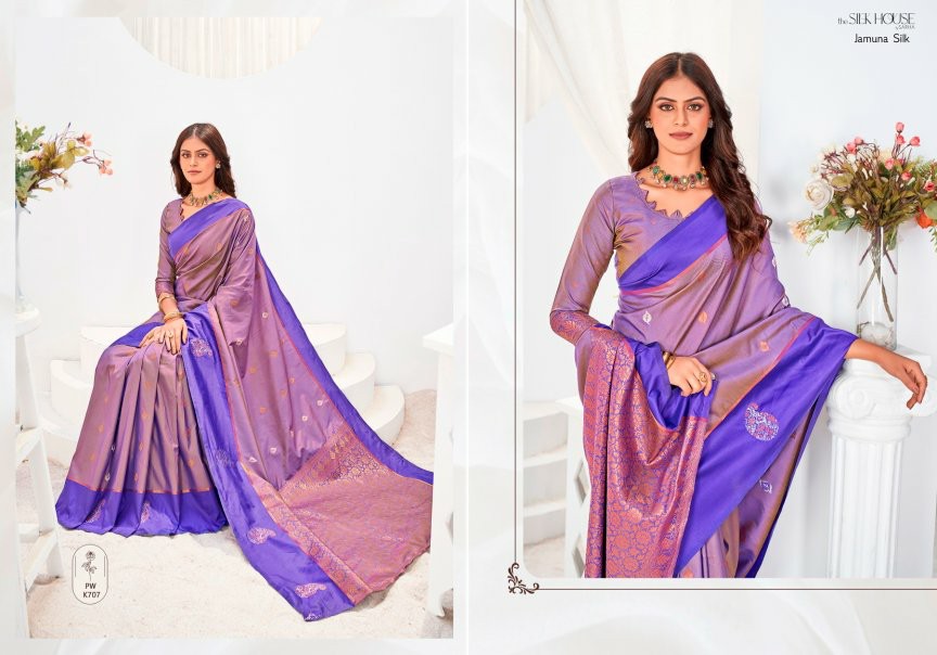 Sarha By Aura Jamuna Silk Wholesale Ethnic Sarees