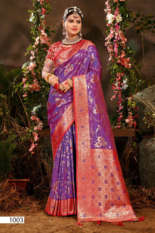 Saroj Noori Silk Vol-1 Wholesale Dual Tone Silk Sarees