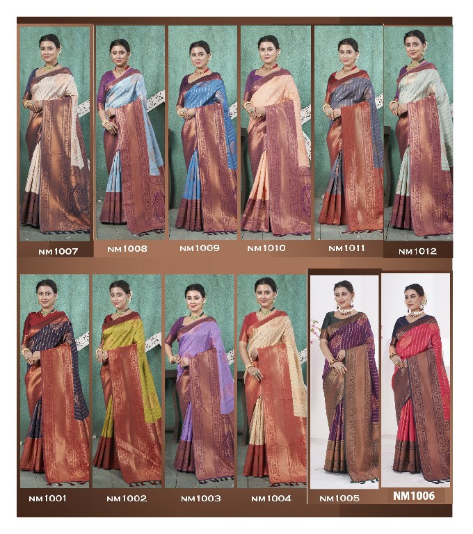 3 Of Neelam Wholesale Kubera Pattu Kanjivaram Silk Sarees