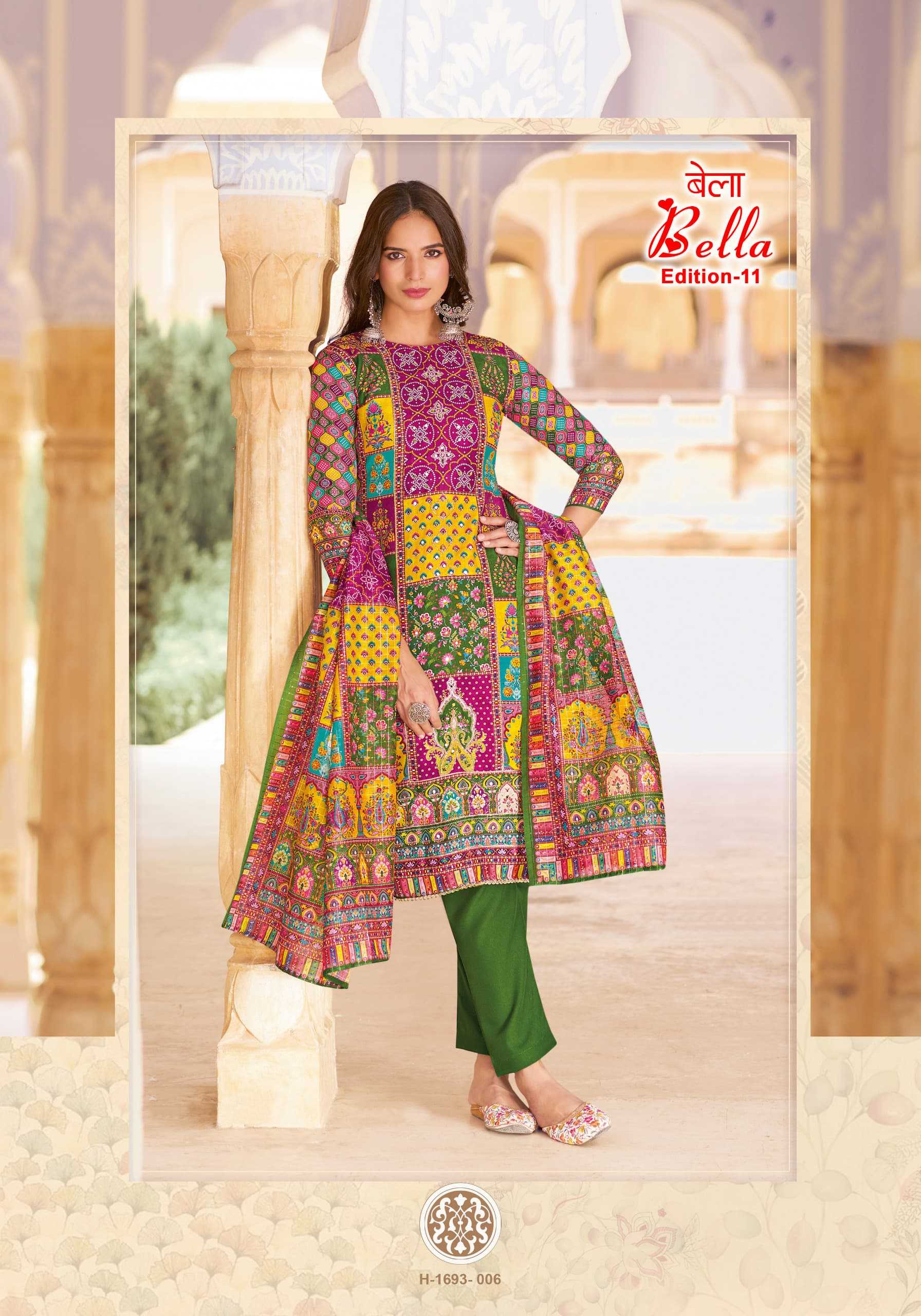 bella vol 11 by alok muslin print regular wear pakistani ladies suit