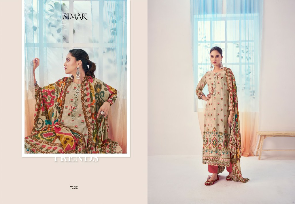 sukoon by glossy viscose pashmina print winter special salwar suits