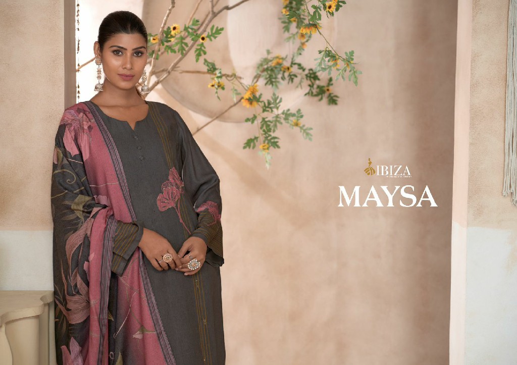 Ibiza Maysa Wholesale Pure Viscose Pashmina With Handwork Winter Suits