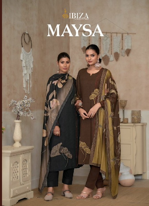 Ibiza Maysa Wholesale Pure Viscose Pashmina With Handwork Winter Suits