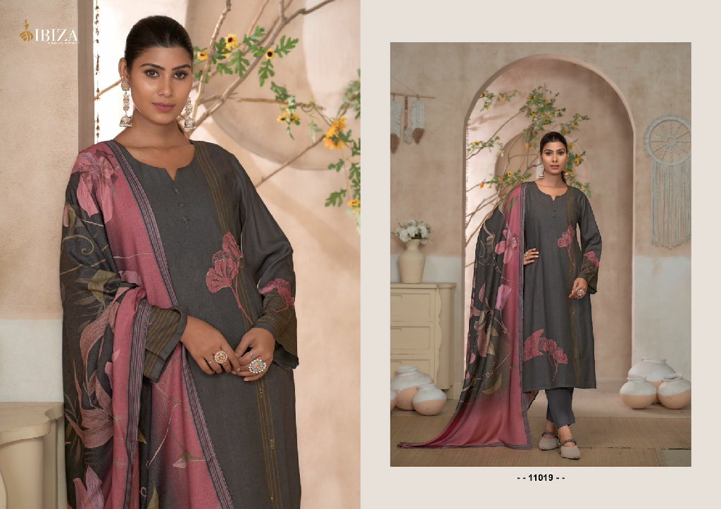 Ibiza Maysa Wholesale Pure Viscose Pashmina With Handwork Winter Suits