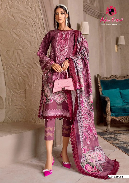 NAFISA SAFINA KARACHI SUITS VOL 10 PAKISTANI CASUAL WEAR DRESS MATERIAL