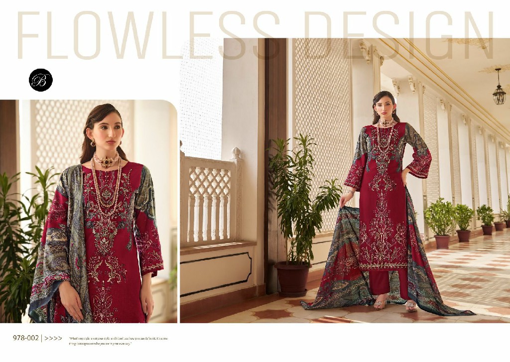 BELLIZA DESIGNER NAIRA VOL 76 COTTON DIGITAL PRINTS MODERN PAKISTANI DRESS