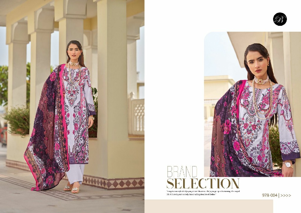 BELLIZA DESIGNER NAIRA VOL 76 COTTON DIGITAL PRINTS MODERN PAKISTANI DRESS