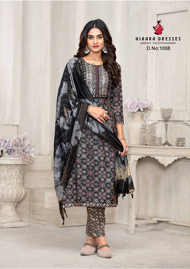 Hiaara Dresses Subhi Vol-1 Wholesale Readymade 3 Piece Suits