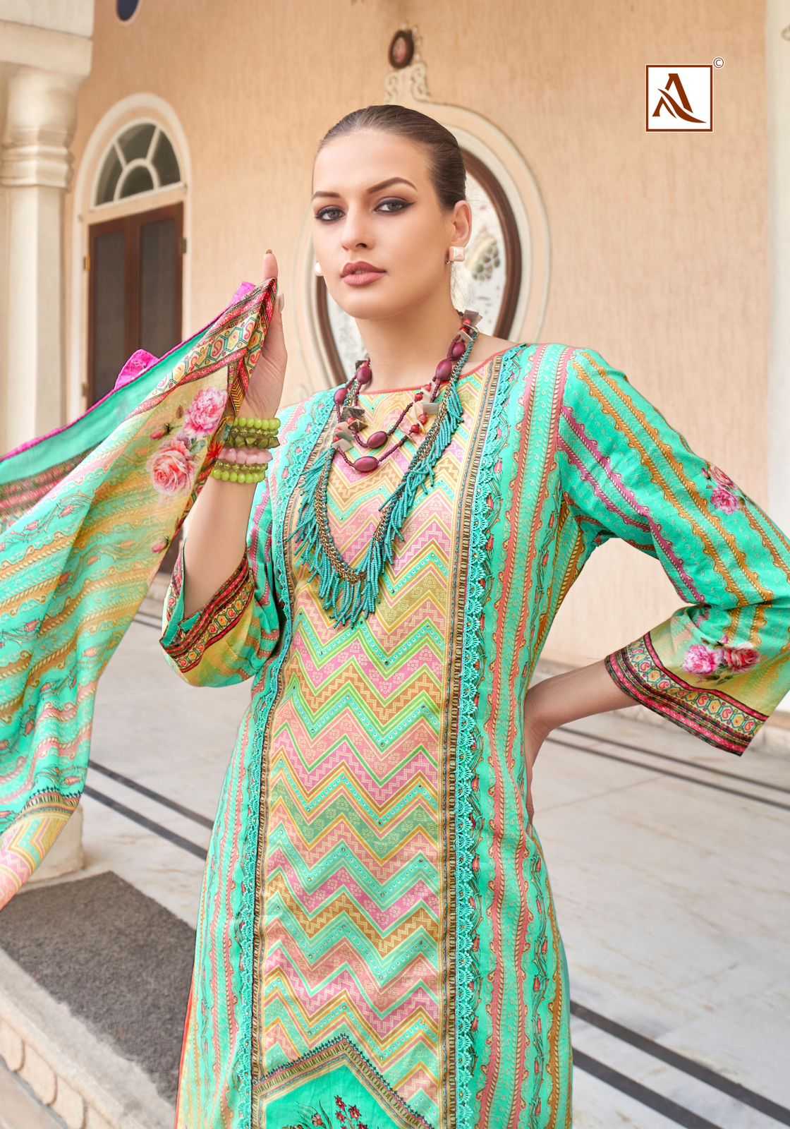 afsanah by alok suits digital print pakistani lawn salwar suits