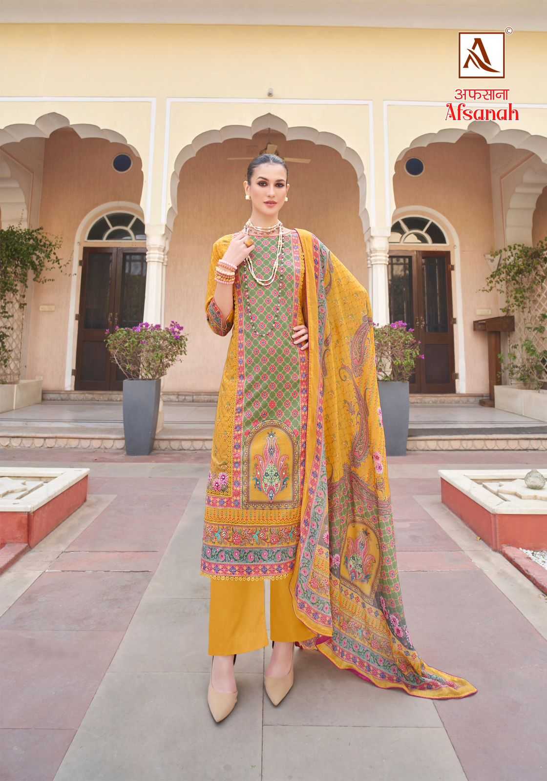 afsanah by alok suits digital print pakistani lawn salwar suits