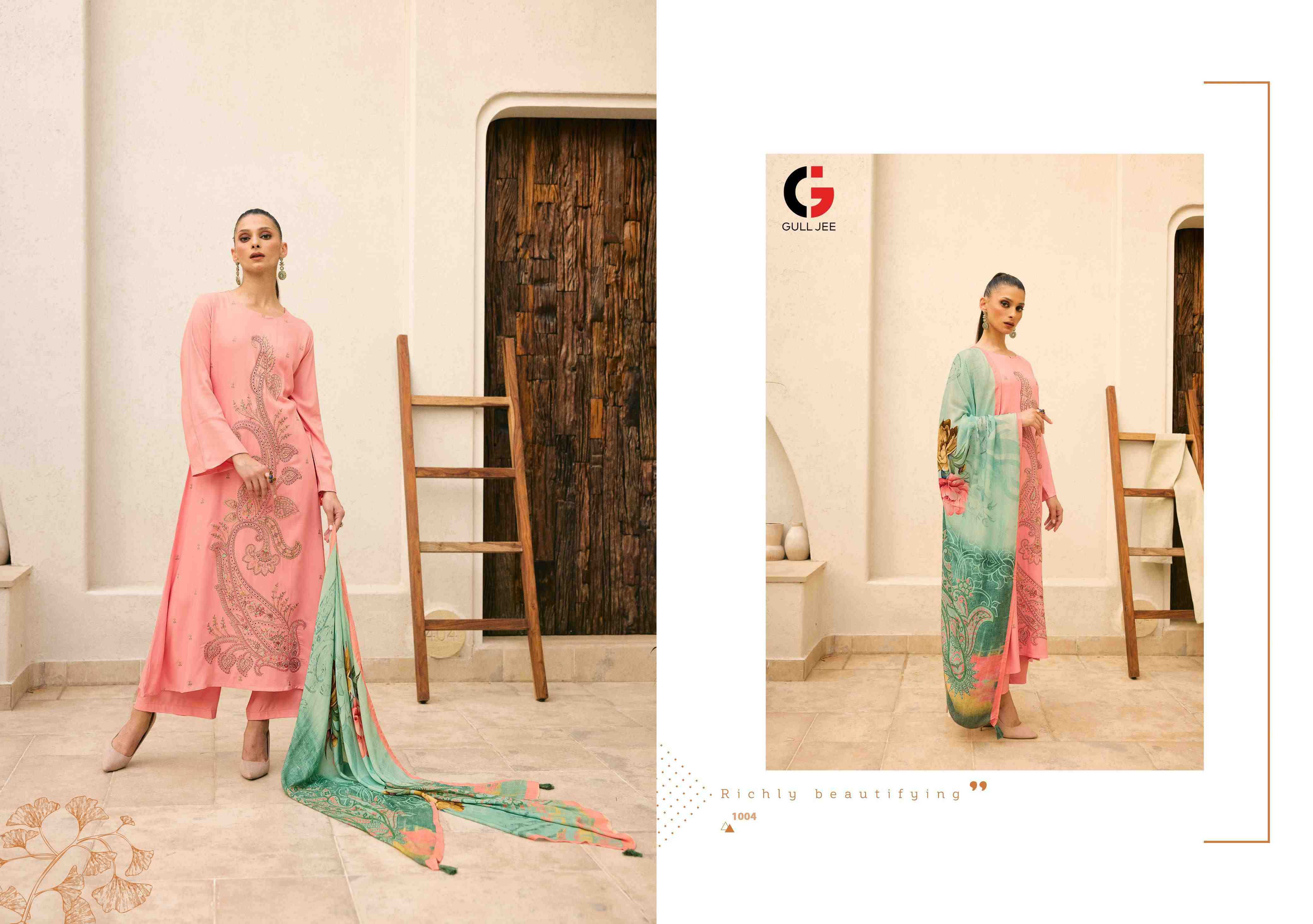winter glory by gull jee viscose pashmina winter collection suits