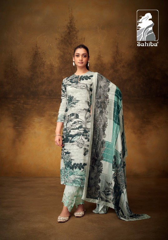 anitya by sahiba digital printed steple twill plazzo stylish ladies suits