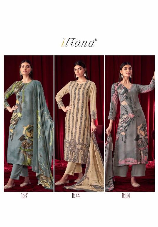 sanjh by sahiba itrana staple twill attractive print 3pcs salwar suits