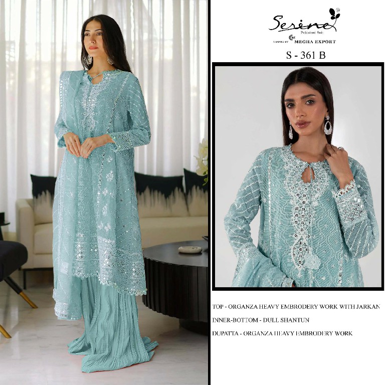 Serine S-361 Wholesale Indian Pakistani Salwar Suits