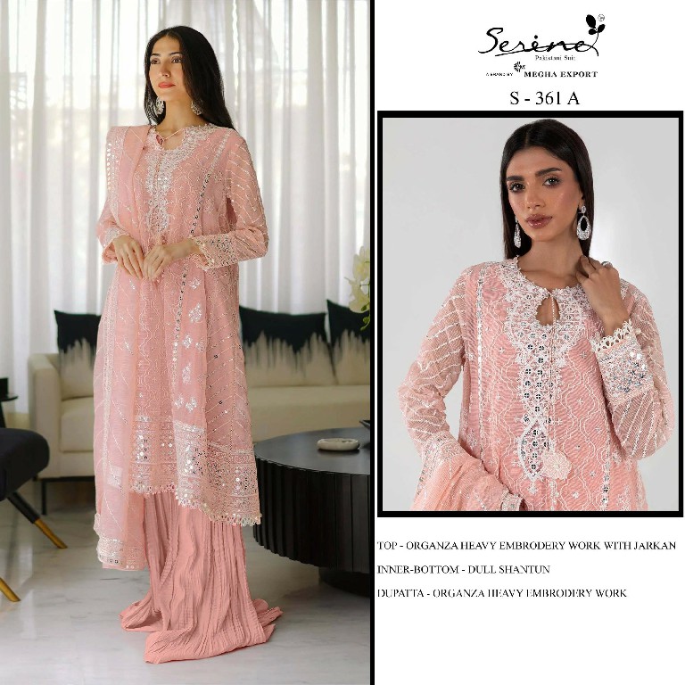 Serine S-361 Wholesale Indian Pakistani Salwar Suits