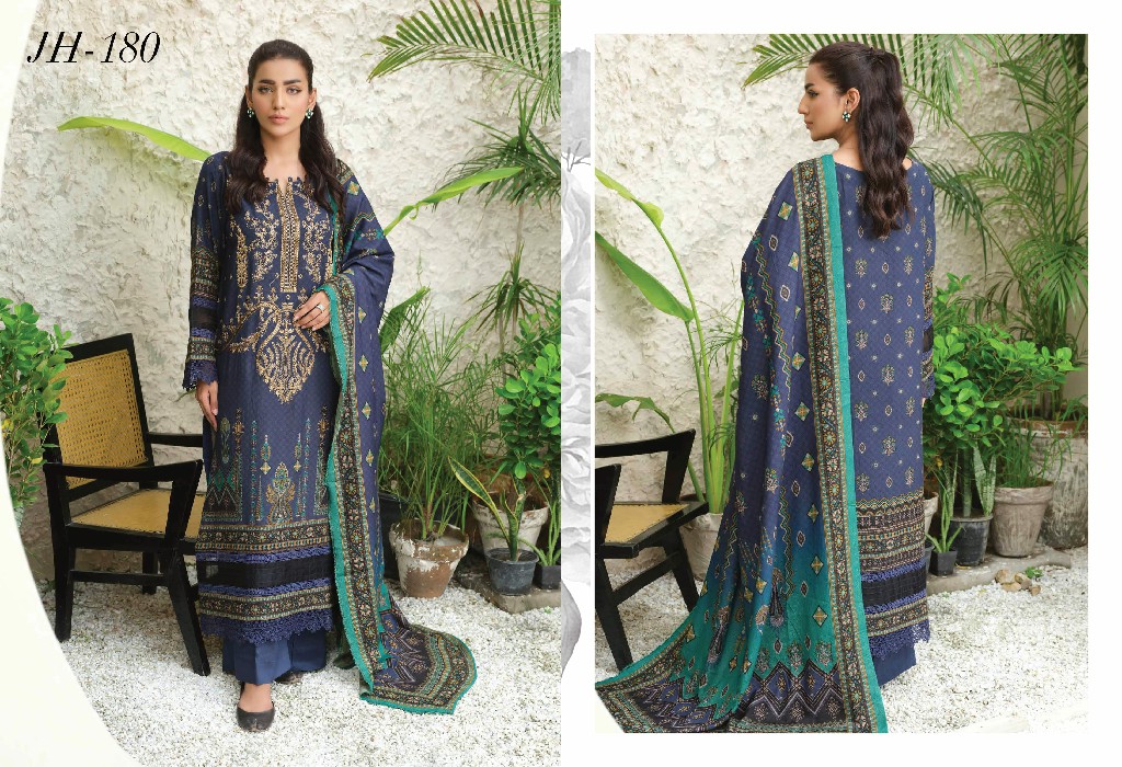Johra Anmol Embroidered Printed Winter Collection With Printed Shawl