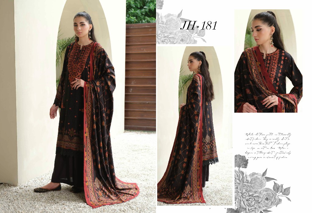Johra Anmol Embroidered Printed Winter Collection With Printed Shawl
