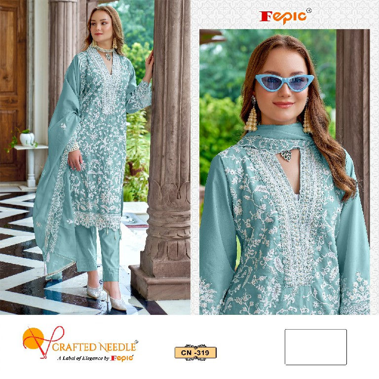 Fepic Crafted Needle CN-319 Wholesale Readymade Indian Pakistani Suits