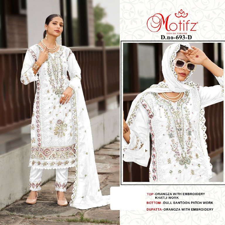 Motifz D.no 693 Wholesale Indian Pakistani Salwar Suits