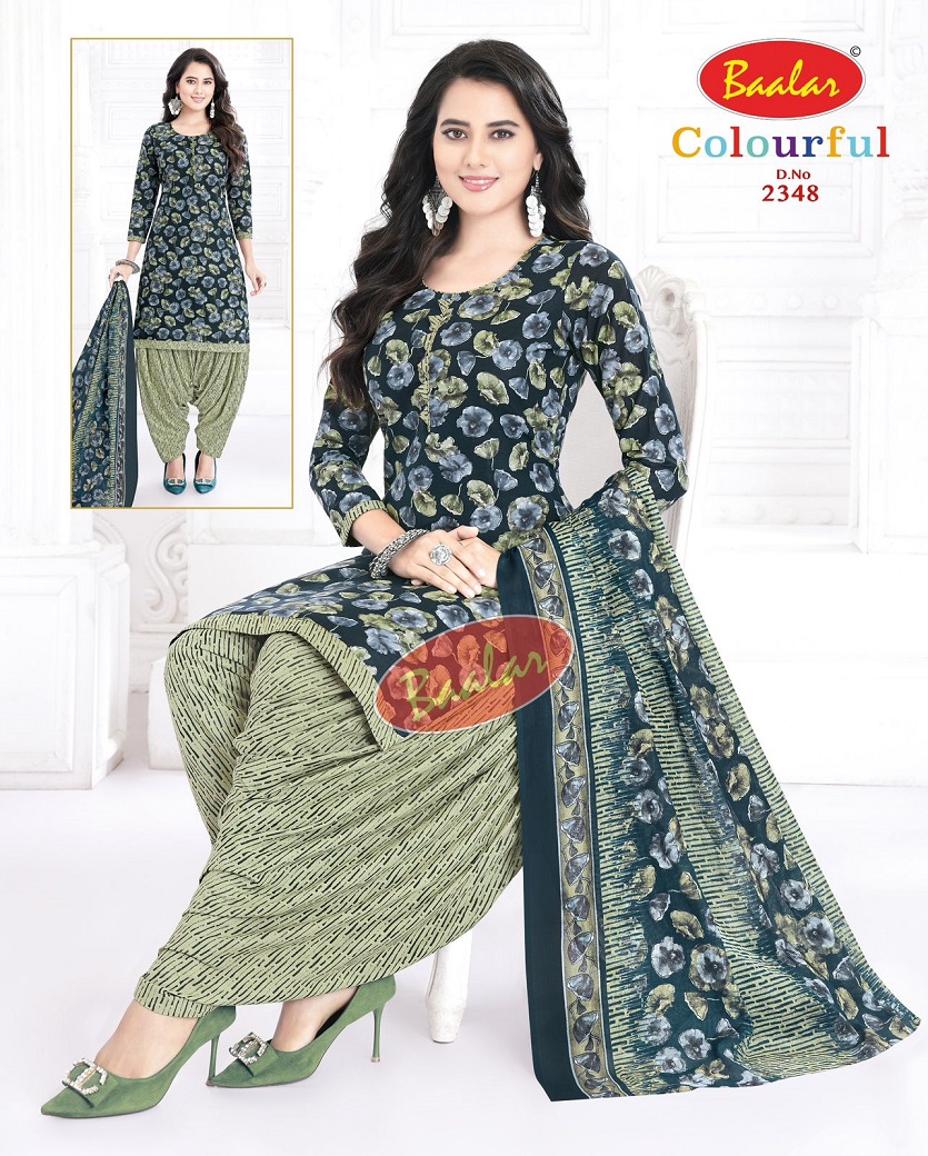 Baalar Colourful Vol-23 Wholesale Cotton Printed Patiyala Dress Material