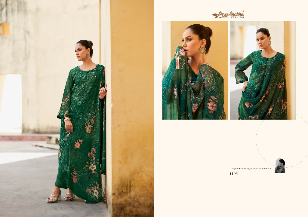 Shree Shalika Shalika Vol-110 Wholesale Pure Georgette Straight Salwar Suits